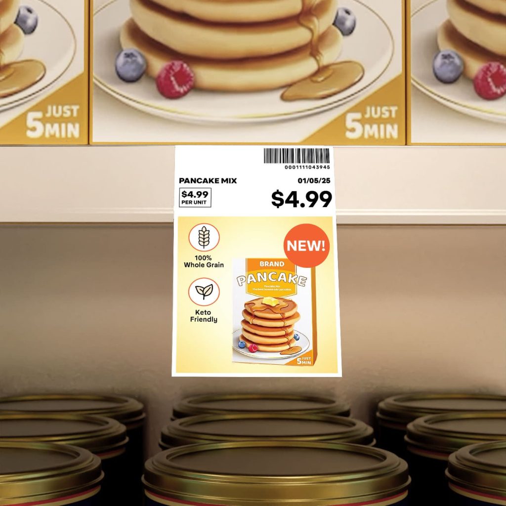 Vestcom new item shelfAdz